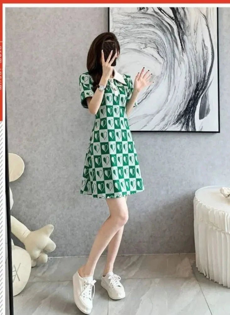 Robe Année 70 Carreaux - Louise Vintage