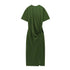 Robe Année 70 Femme Verte - Louise Vintage