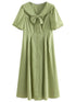 Robe Année 70 Grande Taille Verte - Louise Vintage