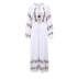 Robe Année 70 Hippie Blanche - Louise Vintage