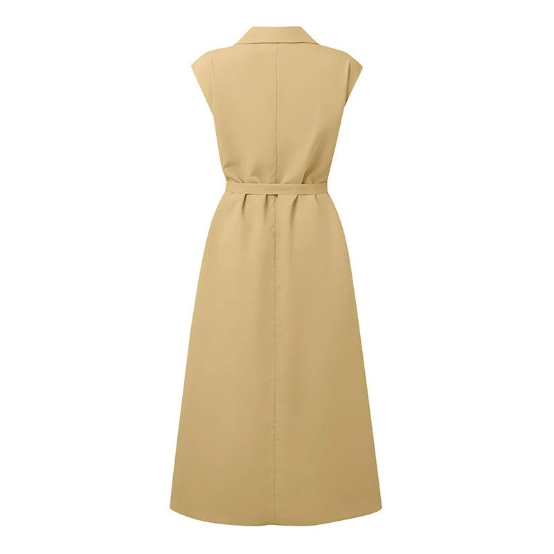 Robe Année 70 Hippie Citron - Louise Vintage