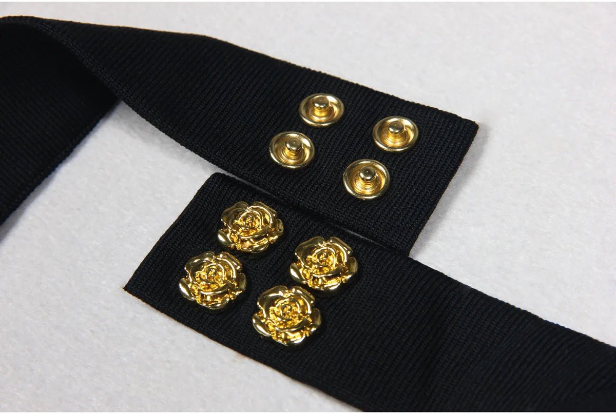 Robe Années 40 Asymétrique Fleurie - Louise Vintage