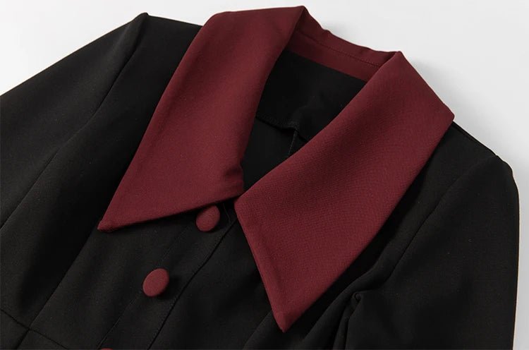 Robe Années 40 Col Claudine - Louise Vintage