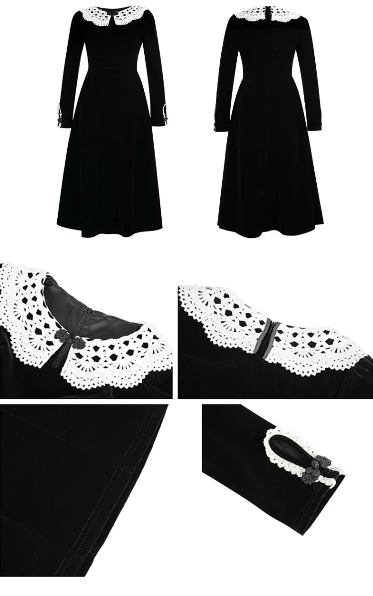 Robe Années 40 Jacquard - Louise Vintage