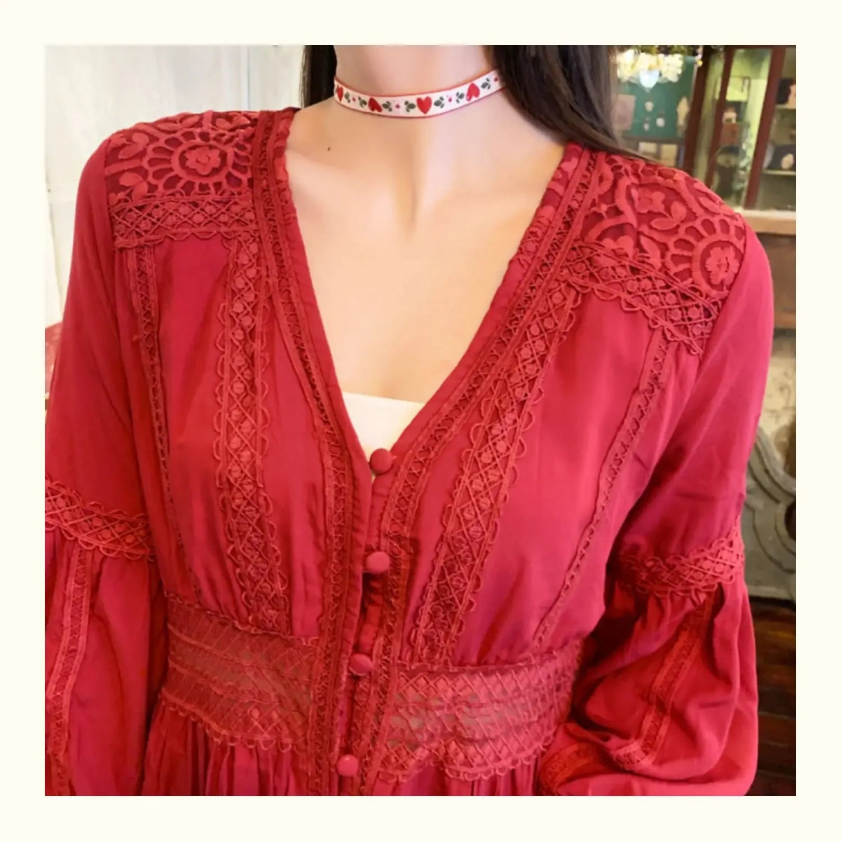 Robe Années 40 Longue - Louise Vintage