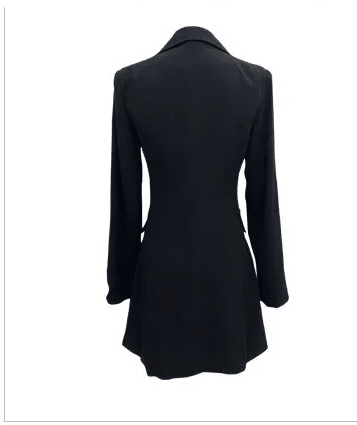 Robe Années 40 Noire Ajourrée - Louise Vintage