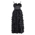 Robe Années 40 Noire Jupe Plissée - Louise Vintage