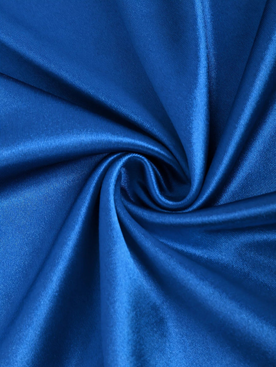 Robe Années 40 Perles Bleu - Louise Vintage