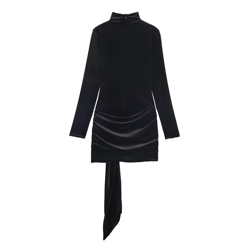 Robe Années 40 velours - Louise Vintage