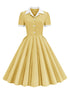 Robe Années 50 Col Montant - Louise Vintage