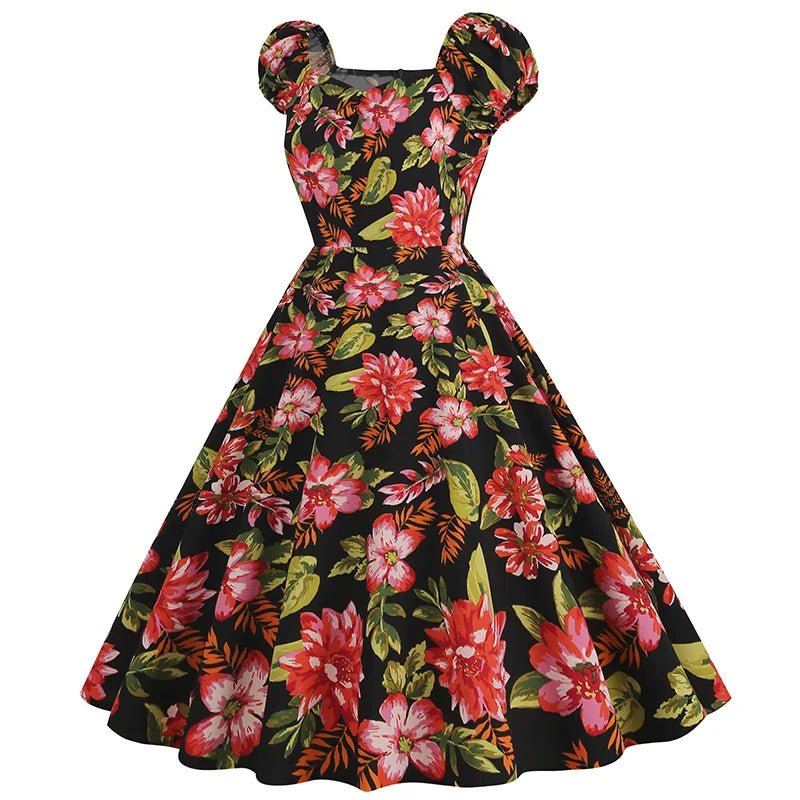 Robe Années 50 Printemps - Louise Vintage