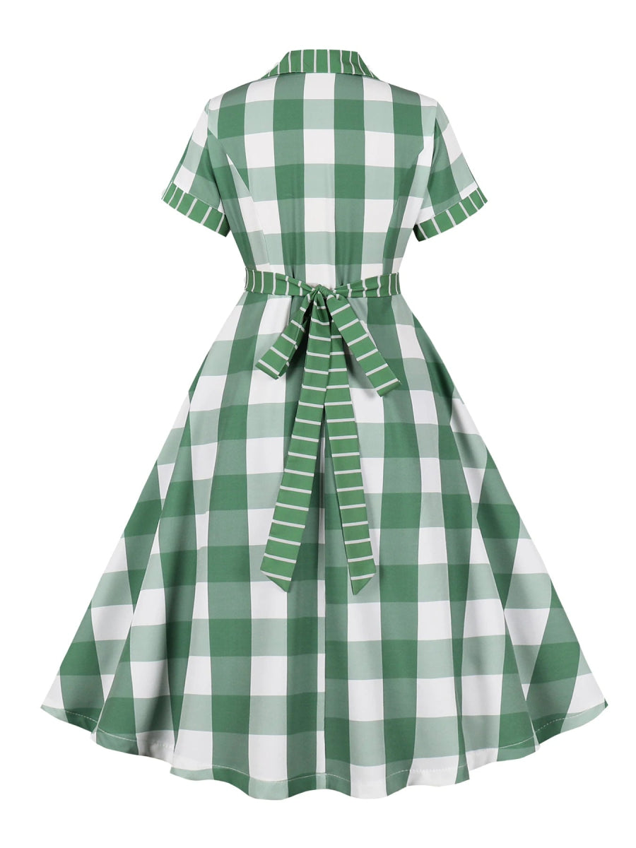 Robe Années 50 Verte Femme - Louise Vintage
