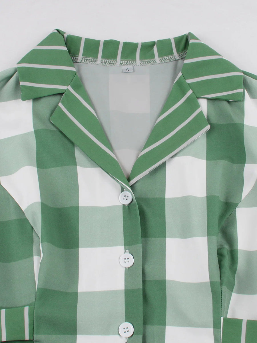 Robe Années 50 Verte Femme - Louise Vintage