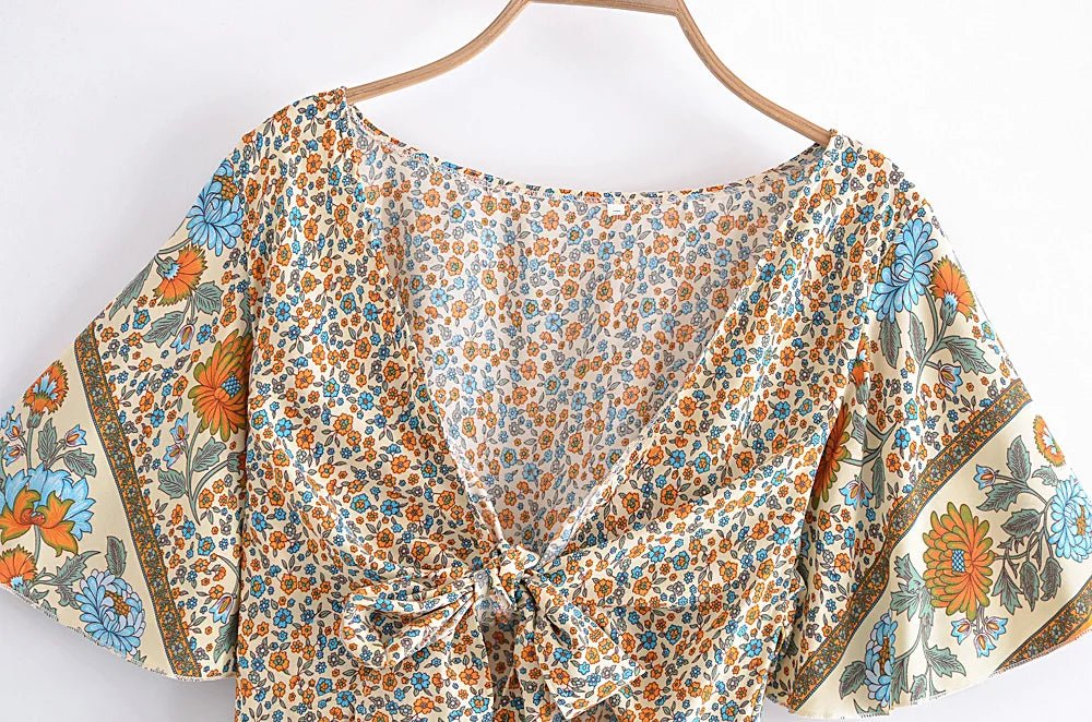 Robe Années 70 Hippie Champêtre - Louise Vintage
