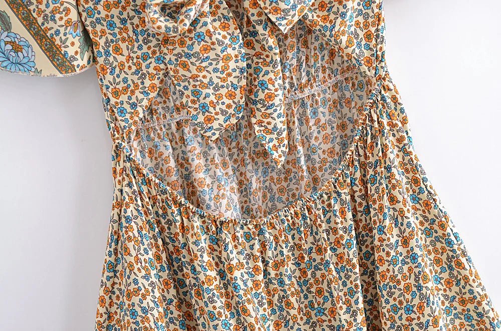Robe Années 70 Hippie Champêtre - Louise Vintage