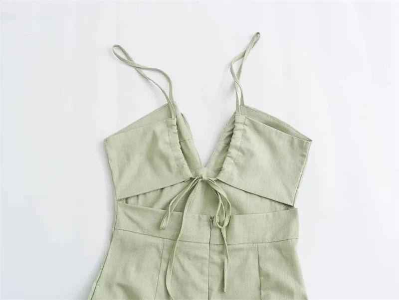 Robe Années 70 Hippie Dos Nu - Louise Vintage