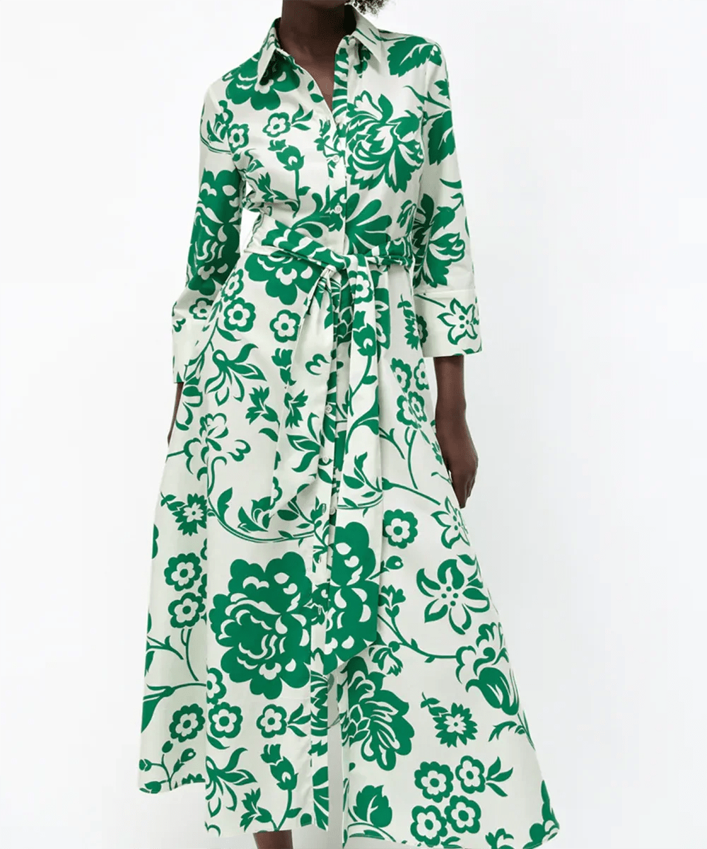 Robe Années 70 Hippie Fleurs - Louise Vintage