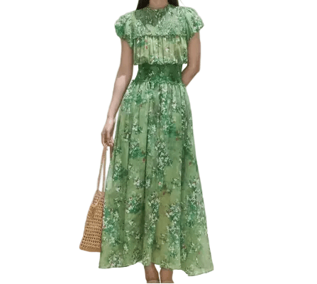 Robe Années 70 Hippie Tropiques - Louise Vintage