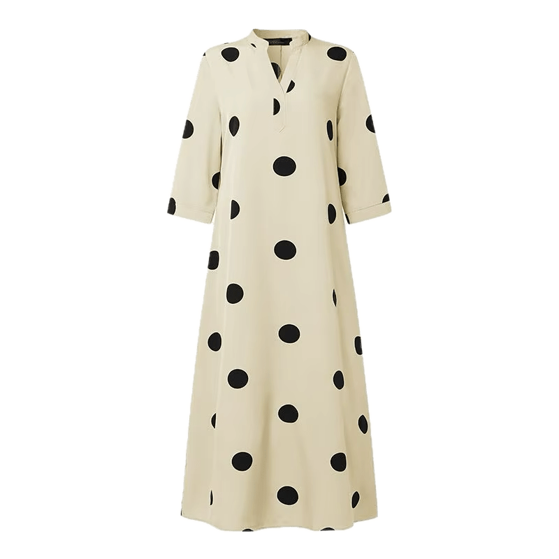 Robe Années 70 Pois - Louise Vintage