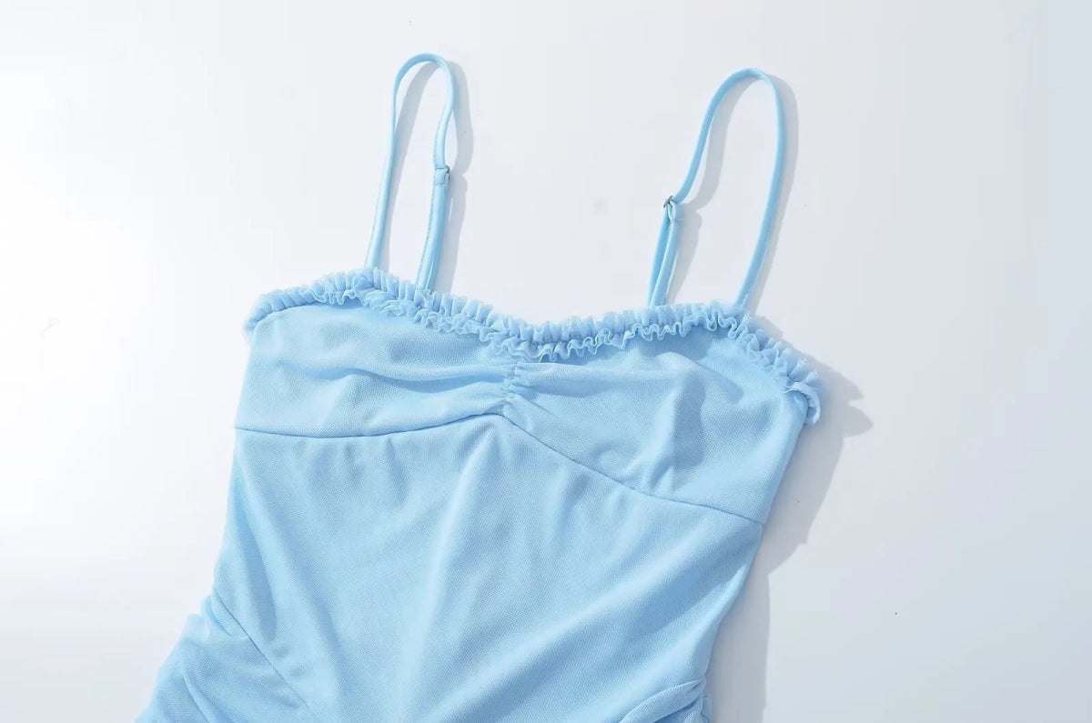 Robe Bleu Années 40 - Louise Vintage