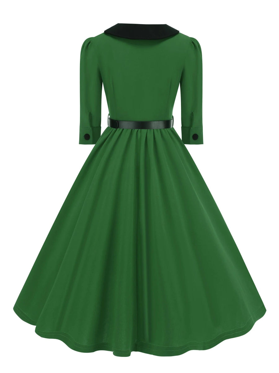 Robe Boutonnée Devant Vintage - Louise Vintage