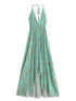 Robe Courte Année 70 Turquoise - Louise Vintage