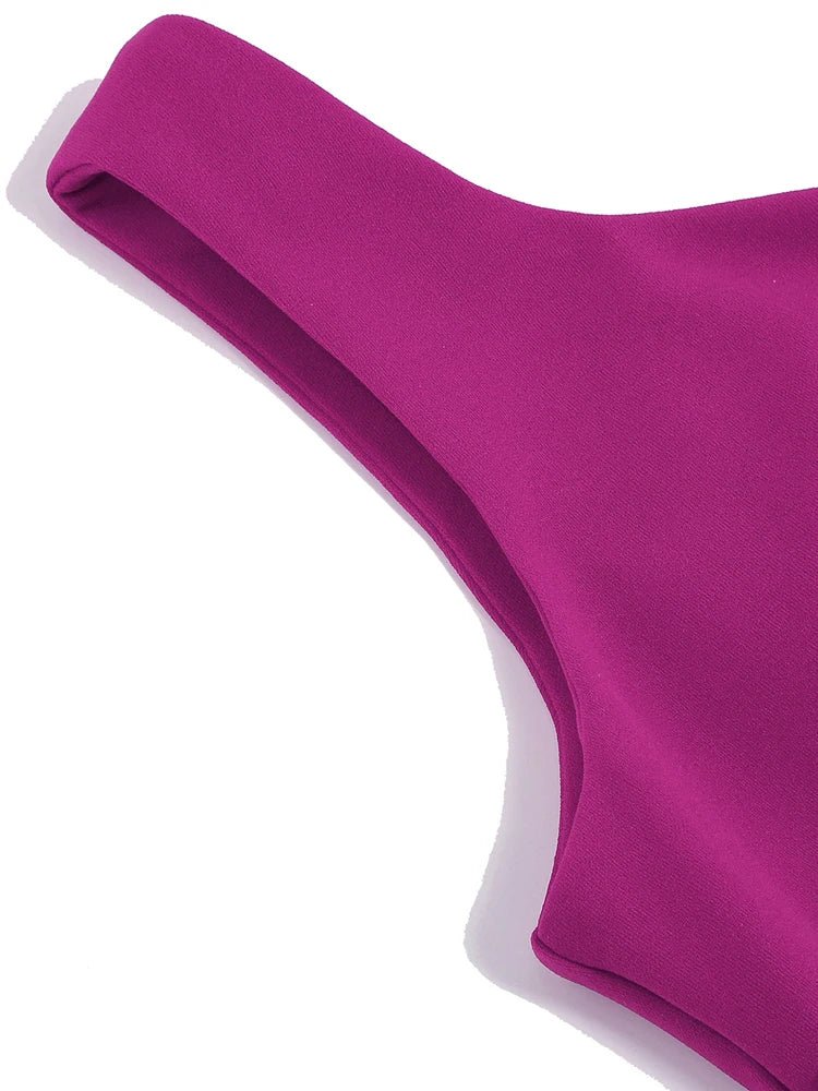 Robe Crayon Année 60 Violet - Louise Vintage