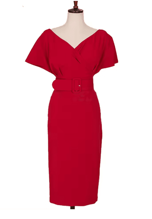 Robe De Bal Rouge Vintage - Louise Vintage