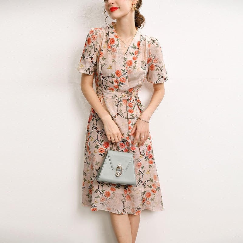 Robe de Soirée Année 70 Patchwork - Louise Vintage