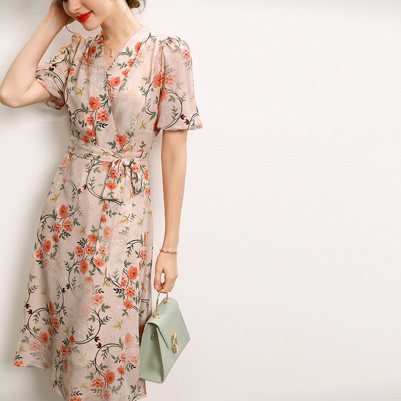 Robe de Soirée Année 70 Patchwork - Louise Vintage