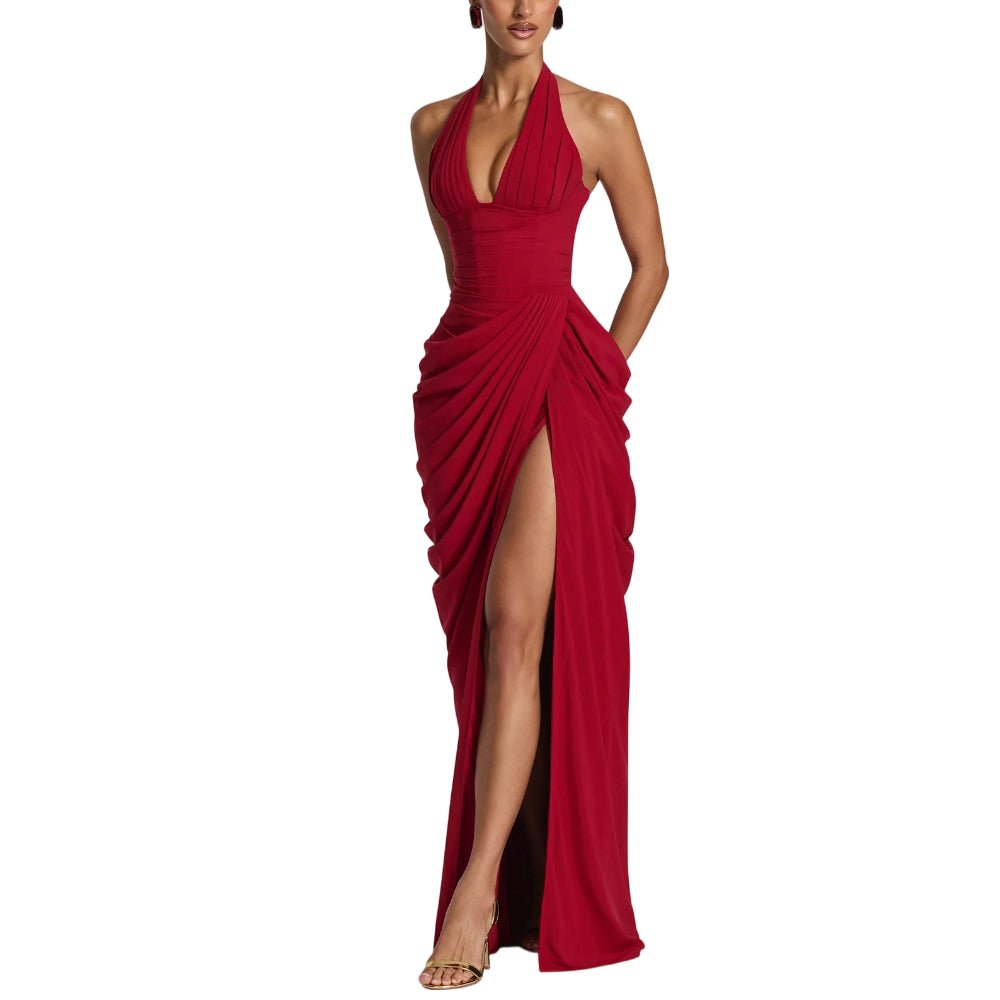 Robe des Années 40 50 Rouge - Louise Vintage