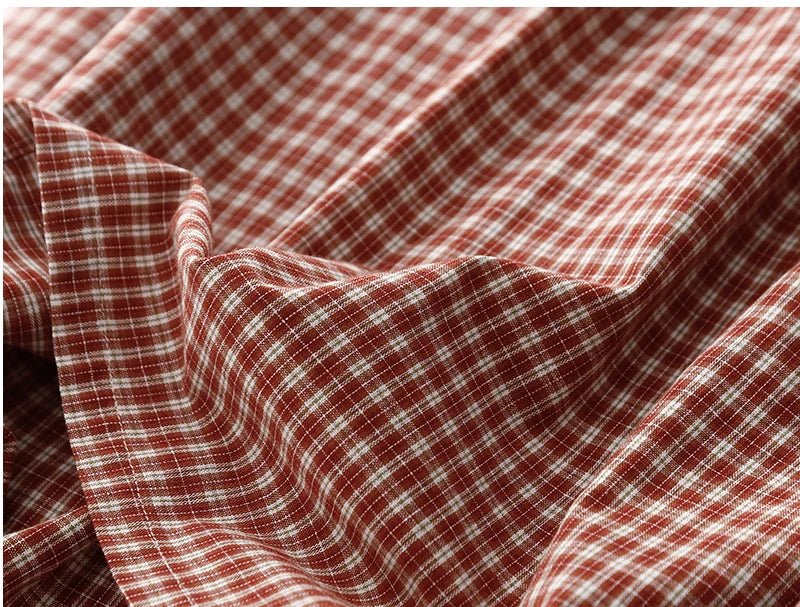 Robe des Années 70 à Carreaux - Louise Vintage