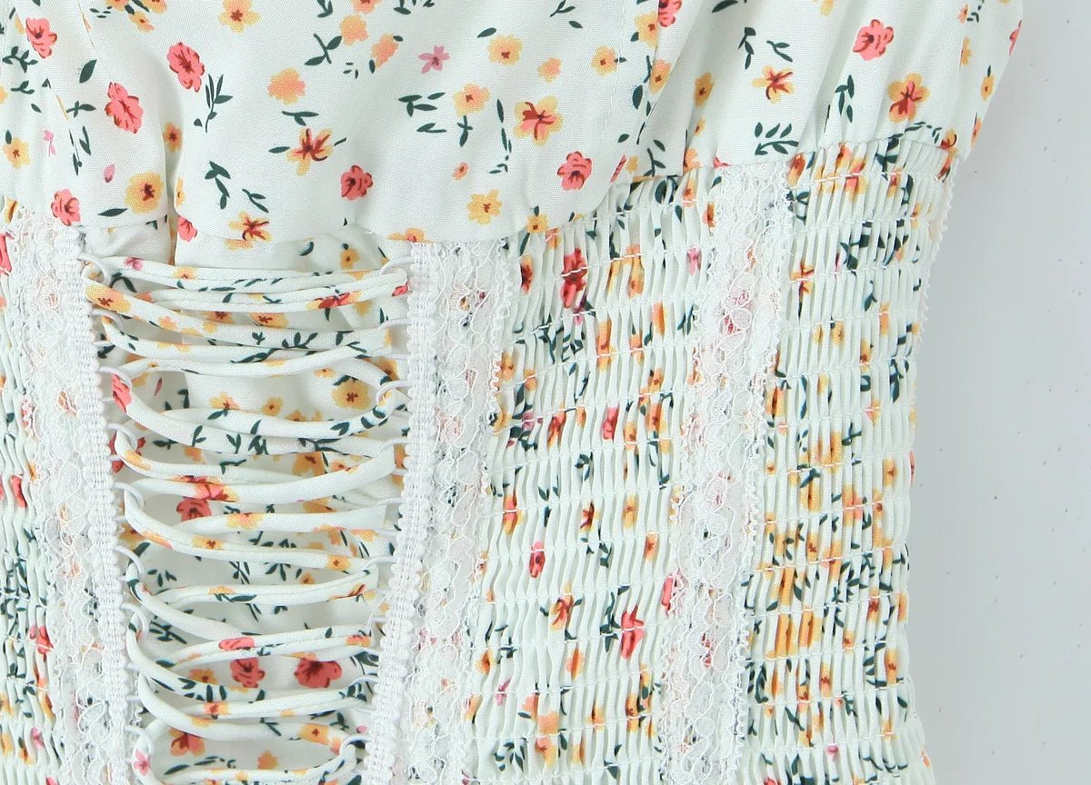 Robe Fleurie Année 40 - Louise Vintage