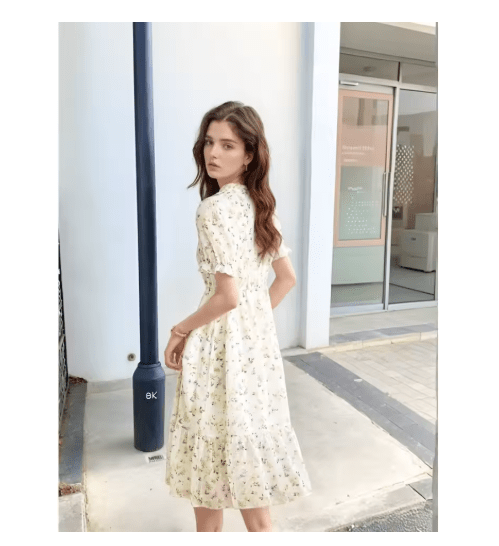 Robe Fluide de Ville Année 70 - Louise Vintage
