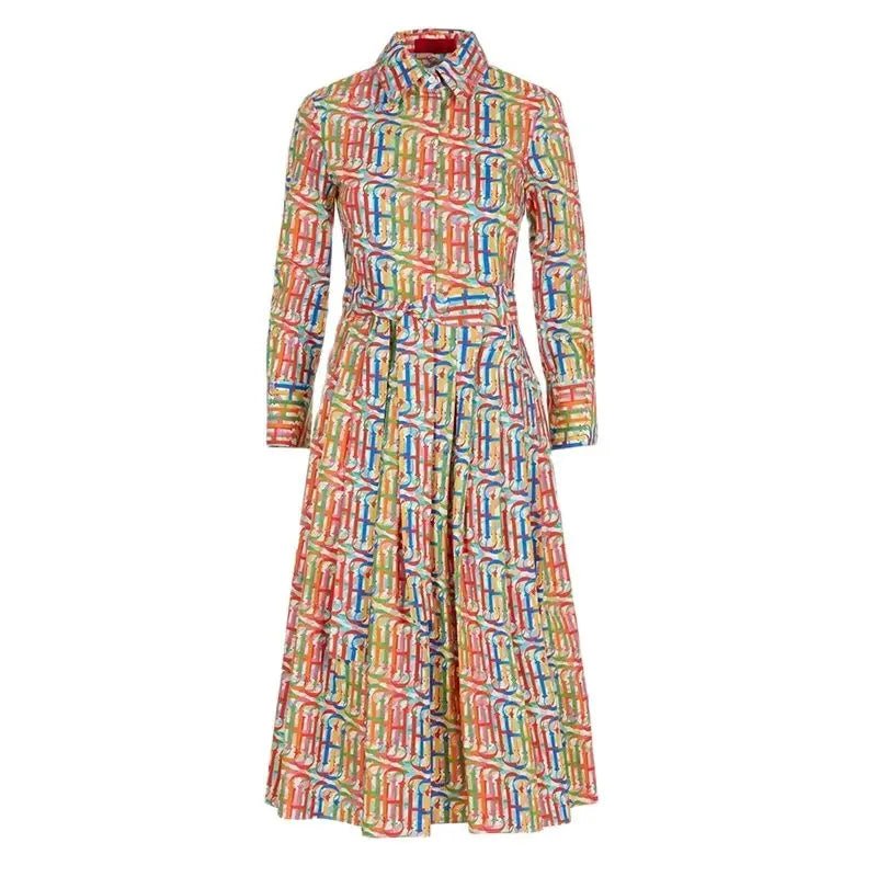 Robe Géométrique Années 70 - Louise Vintage