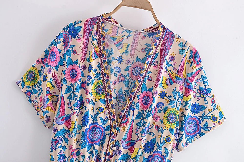 Robe Hippie Vintage 70s - Louise Vintage