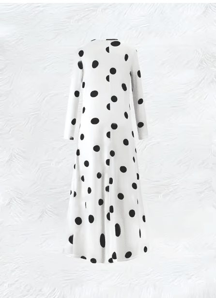 Robe Longue Année 70 Blanche - Louise Vintage