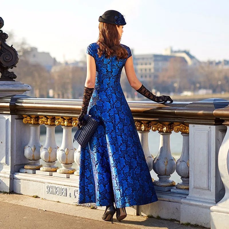 Robe Longue Vintage Fleurs - Louise Vintage