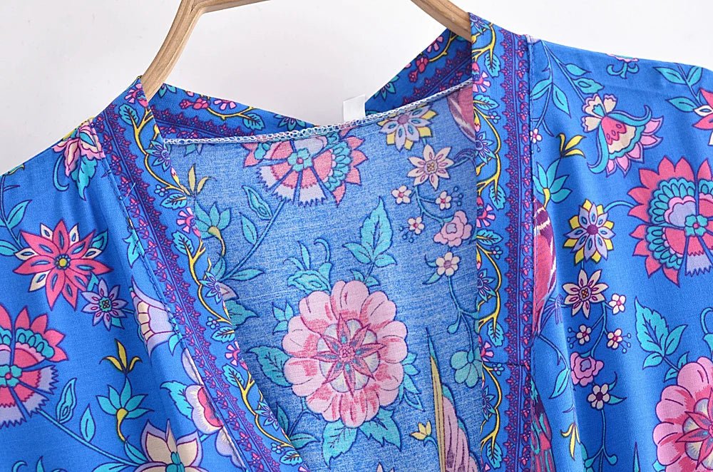 Robe Motif Fleuri Année 70 - Louise Vintage