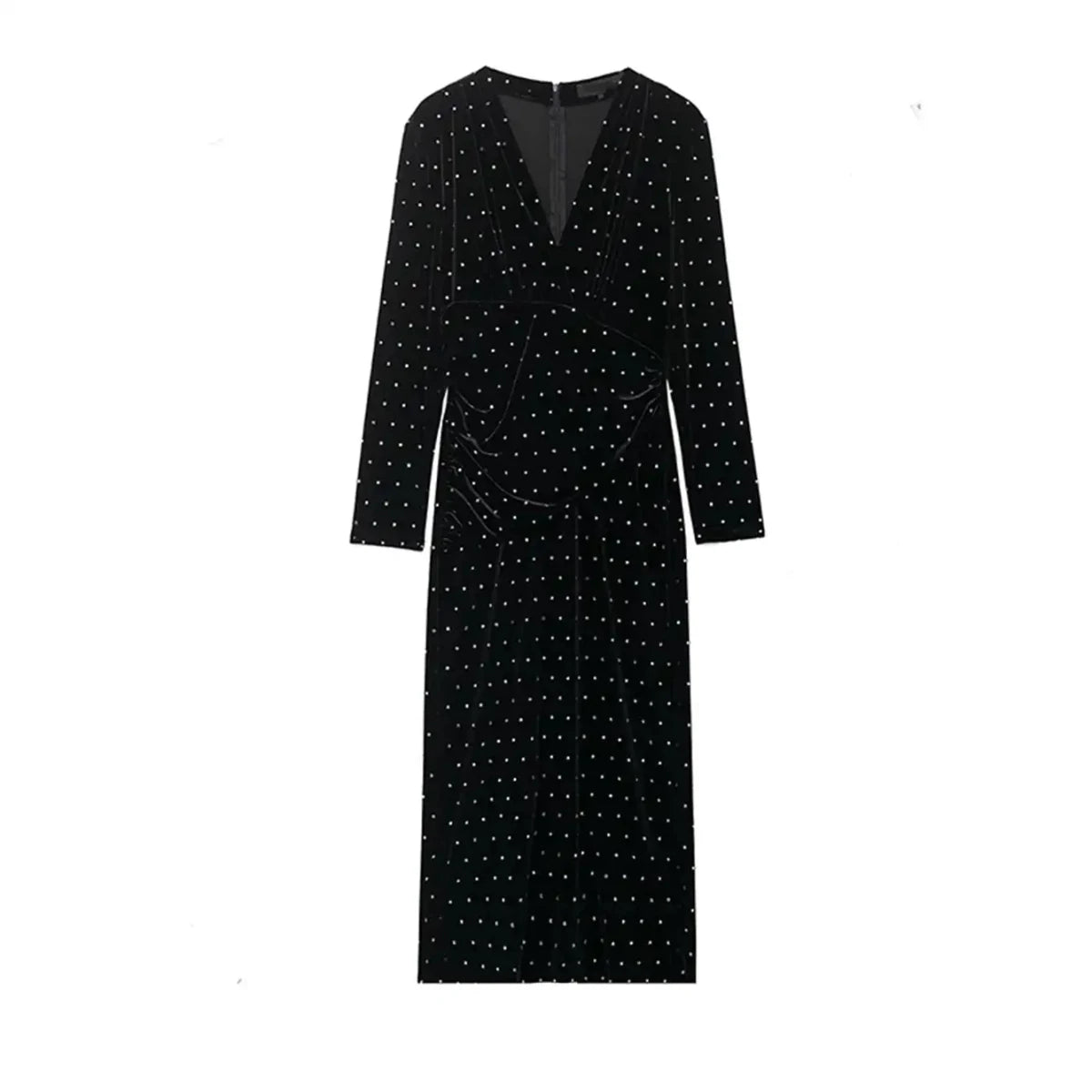 Robe Noir Or Vintage - Louise Vintage