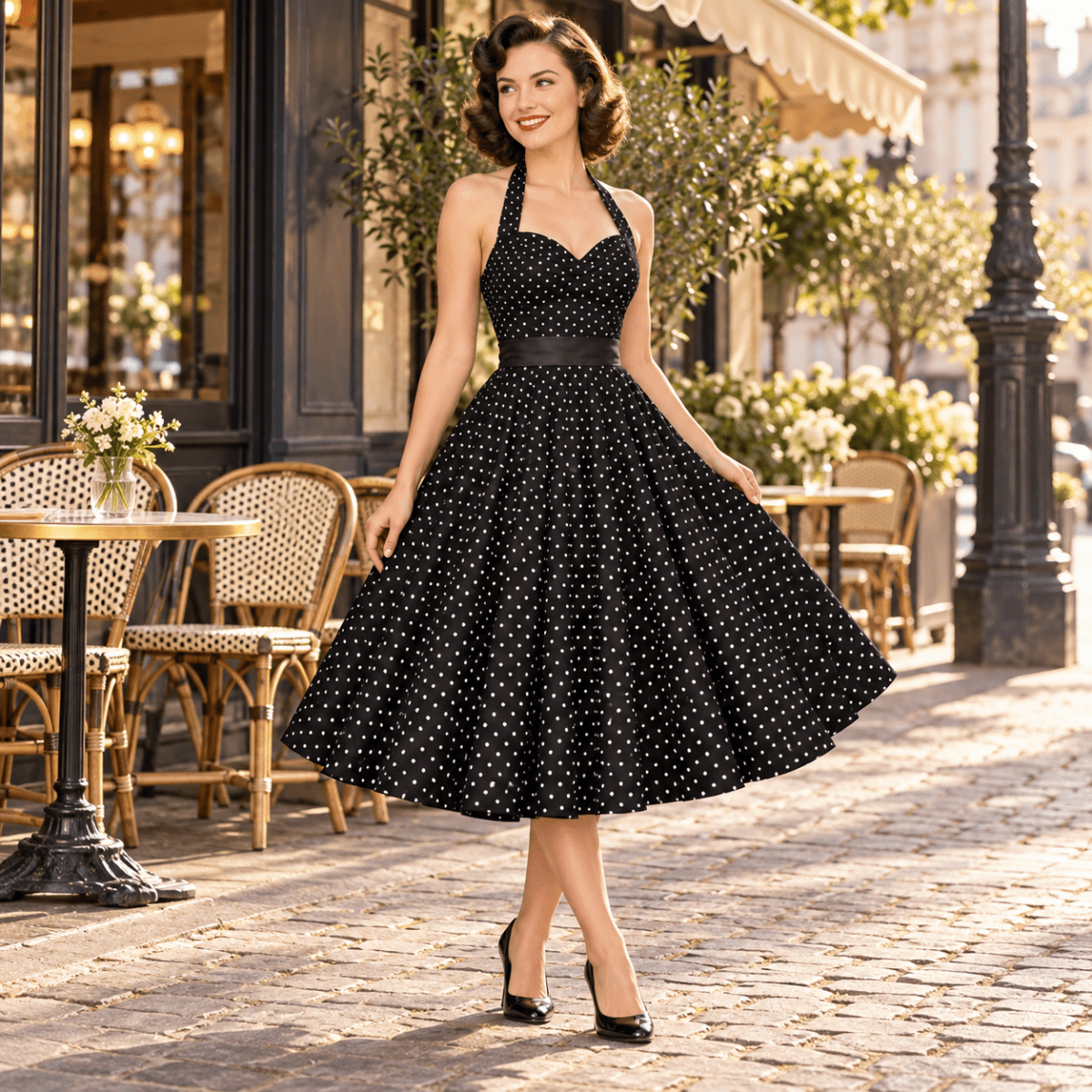 Robe Pin up Année 50 Sexy - Louise Vintage