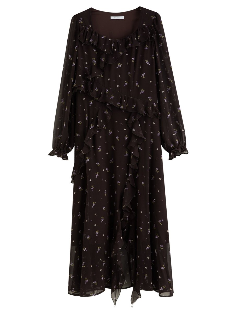 Robe Rétro 1940s Dentelle Noire - Louise Vintage