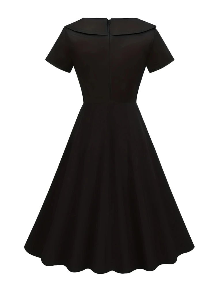 Robe Rétro Années 60 Noire - Louise Vintage