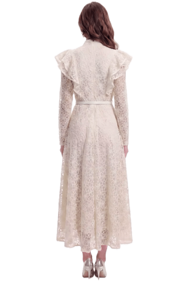 Robe Rétro Dentelle Années 40 - Louise Vintage