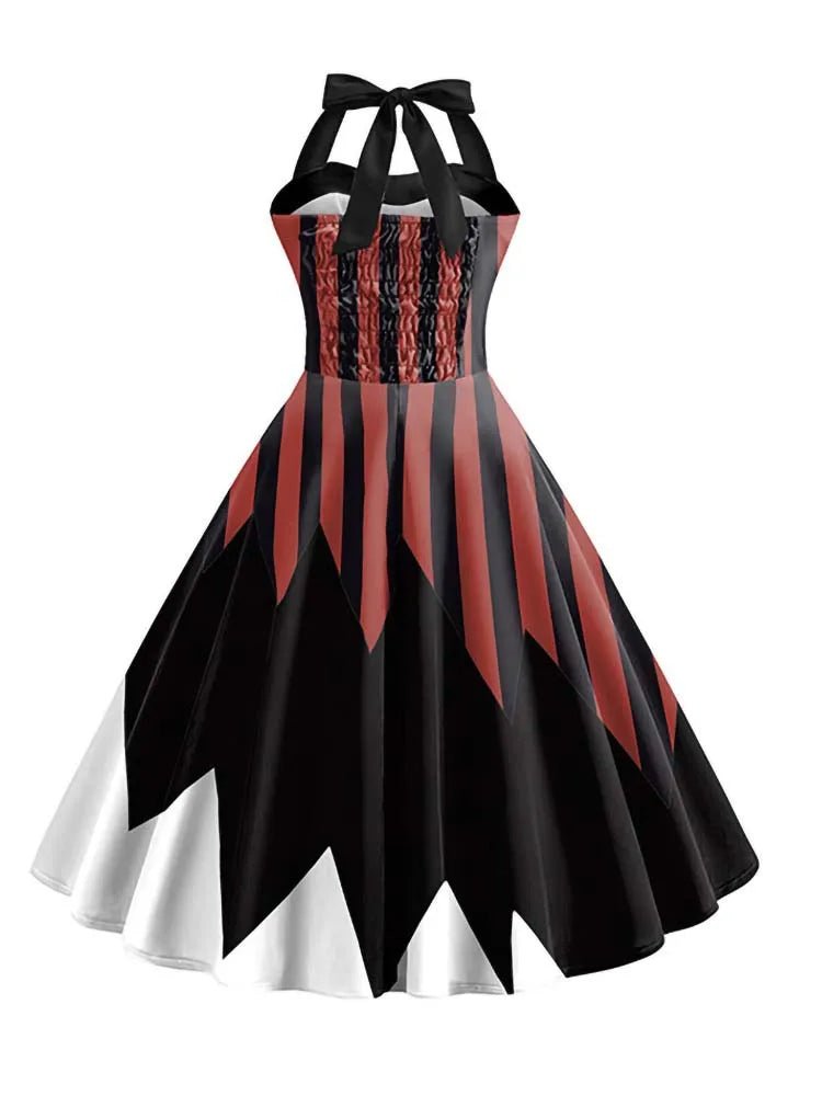 Robe Rétro Halloween Bordeaux - Louise Vintage