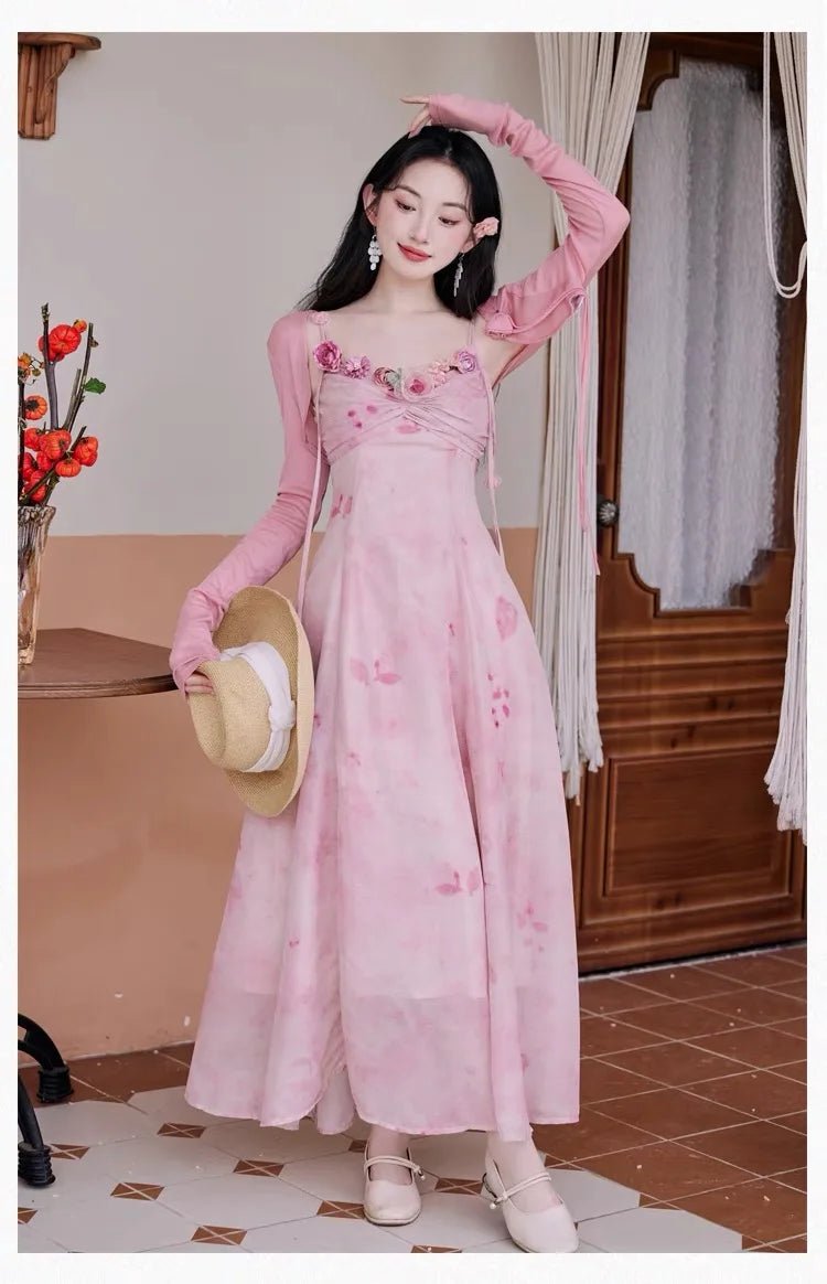 Robe Rose Années 40 - Louise Vintage