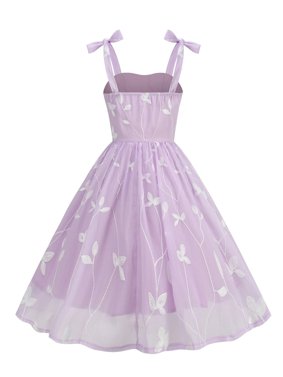 Robe Style Année 60 Femme Violet - Louise Vintage