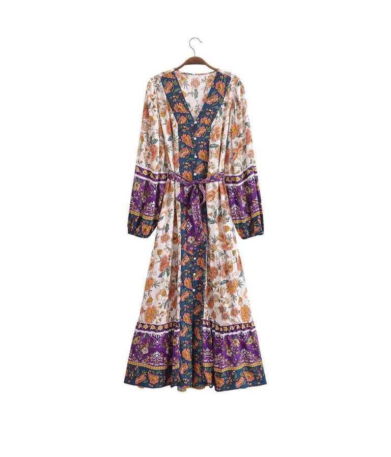 Robe Style Année 70 Champêtre - Louise Vintage