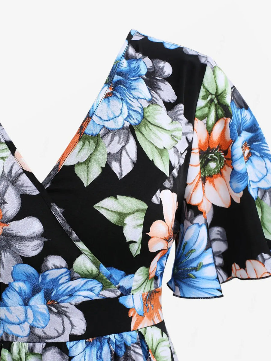 Robe Style Vintage Grande Taille Liberté - Louise Vintage