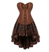 Robe Style Vintage Grande Taille Marron - Louise Vintage